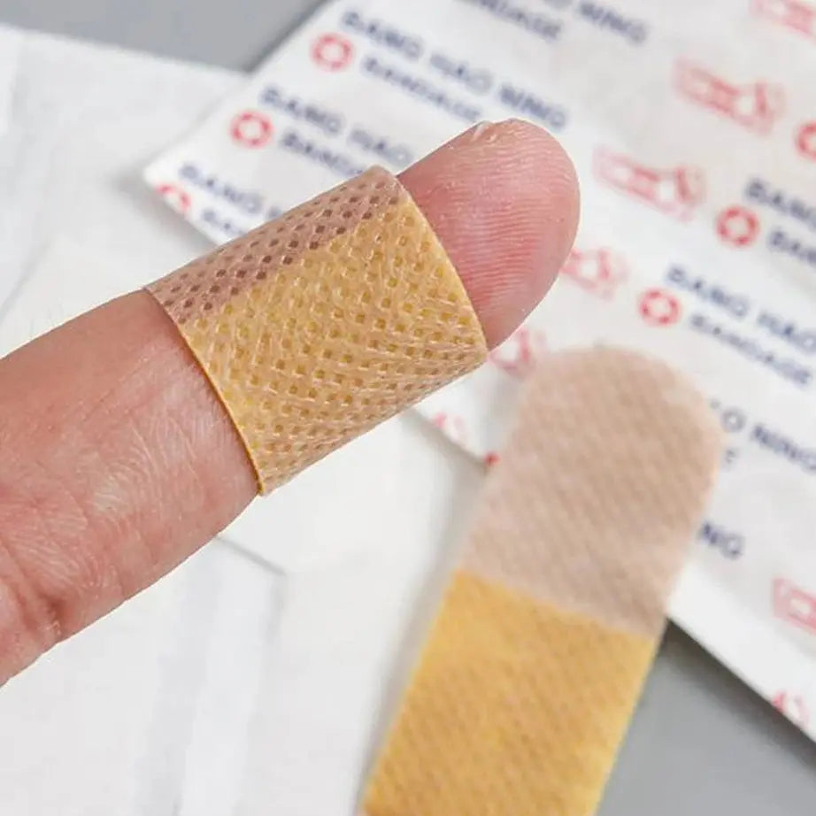 100Pcs Waterproof Breathable Cushion Adhesive Plaster Wound Hemostasis Sticker Band First Aid  Medical Gauze HASHTAG