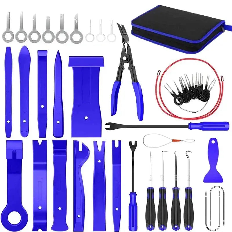 Car Interior Trim Removal Tool Kit, Auto Plastic Clips Puller Set for DIY Panel Disassembly - My Hashtag Shop