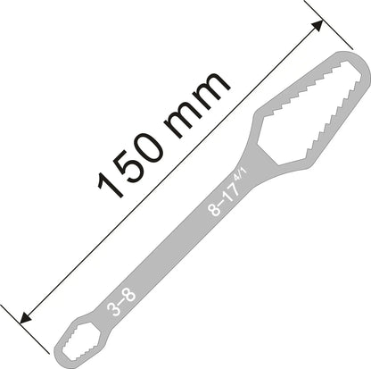 3-17mm Universal Torx Wrench Self-tightening Adjustable Glasses Wrench Board Double-head Torx Spanner Hand Tools for Factory - HASHTAG