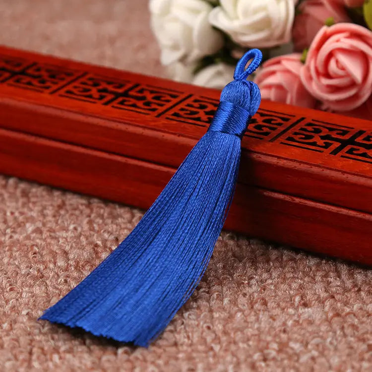 Bookmark Polyester Faux Ice Silk Coil Tassel Chinese Design - HASHTAG