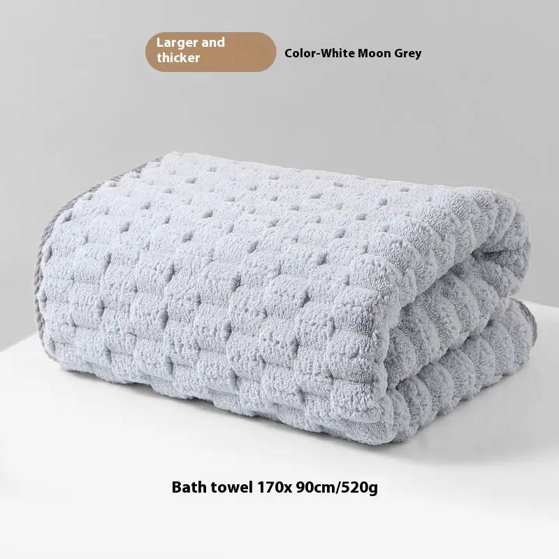 Bath Towel Drizzling Plus-sized Thick Class A Coral Fleece - HASHTAG