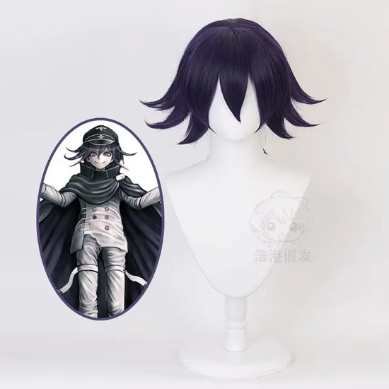 Danganronpa V3 Kokichi Oma Cosplay Costume President Oma Cosplay Wig Cloak Hat Halloween Carnival Party Uniforms Costumes Wigs