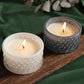 Creative aromatherapy soy wax glass candle with button top lid. Liebe - Making Life Easier