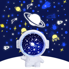 Galaxy Star Projector Starry Sky Night Light Astronaut Lamp Room Decr Gift Child Kids Baby Christmas Spaceman Projection HASHTAG BAR TABACCHI