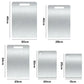 WXCOO Chopping Board Stainless Steel Double Sided Thickened Kneading Dough Board Kitchen Household Fruit Cutting Block