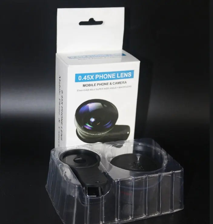 Phone Lens kit 0.45x Super Wide Angle & 12.5x Super Macro Lens HD Camera Lentes AliExpress