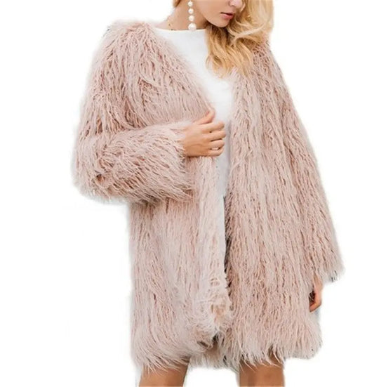 New Haining Fur Coat Mid-length Style HASHTAG