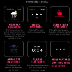 Smart Fit Total Wellness And Sports Activity Watch Salmon Lucky