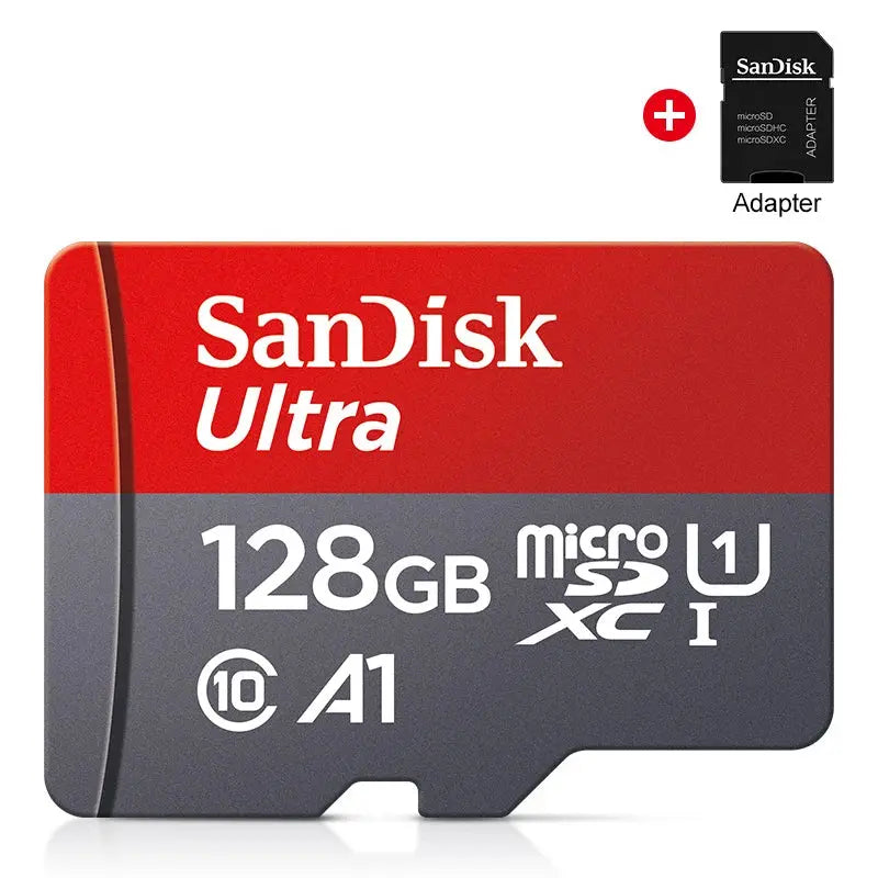 100% Original SanDisk Micro tf SD Card Class 10 TF Card 32GB 64GB 128GB Memory Card for Phone Tablet Flash Card HASHTAG