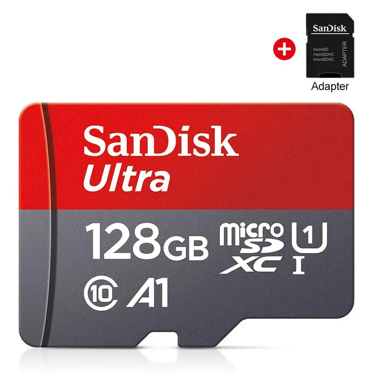 100% Original SanDisk Micro tf SD Card Class 10 TF Card 32GB 64GB 128GB Memory Card for Phone Tablet Flash Card HASHTAG