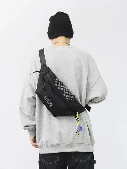 Couple Crossbody Fanny Pack for Men&Women,Large Waist Bag & Hip Bum Bag with Adjustable Strap for Outdoors Workout-7