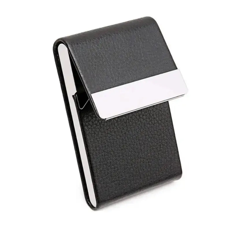 Multifunction Stainless Steel Cigarette Case PU Cigar Storage Box Tobacco Holder 1 PC Card Cases Smoking Accessories - HASHTAG