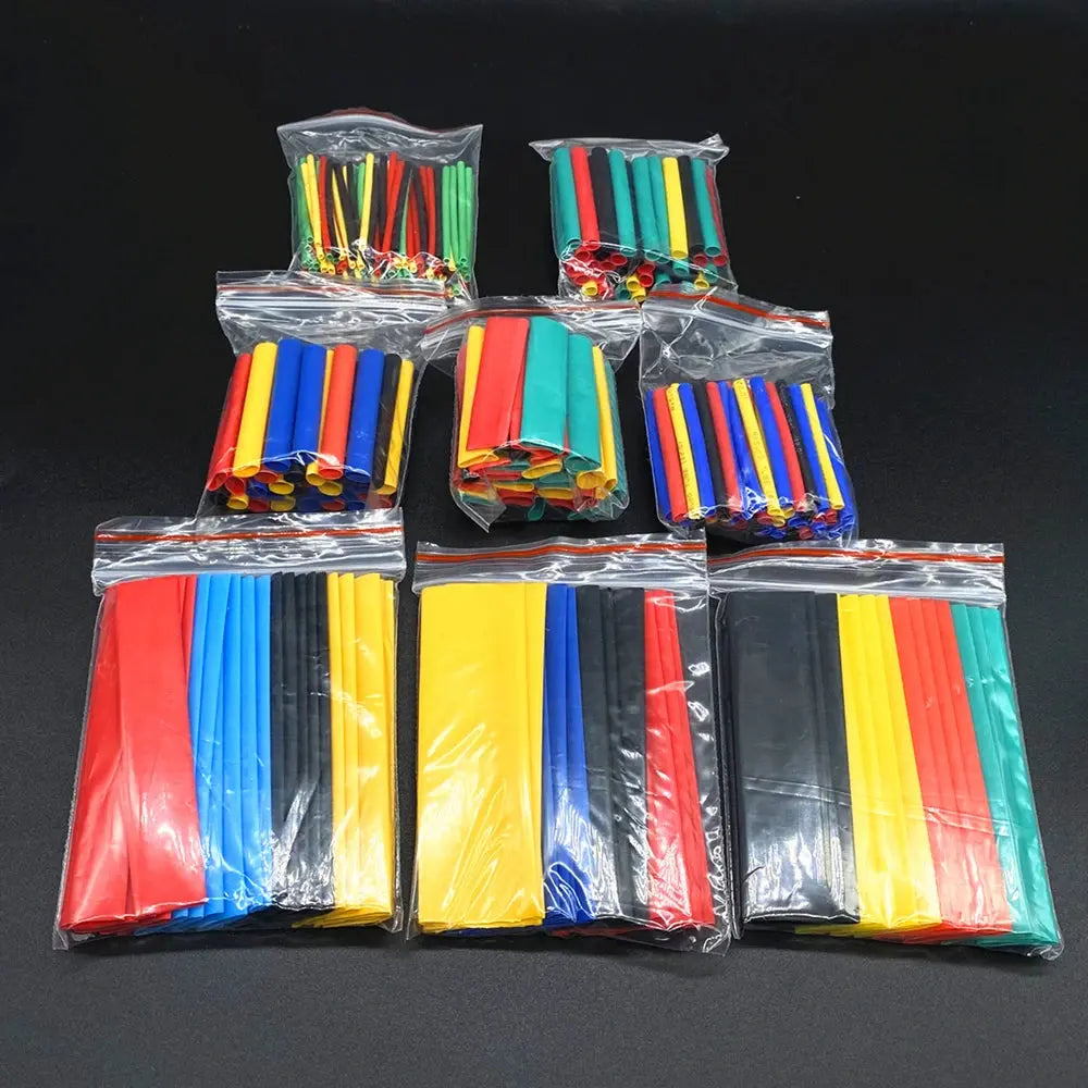 127-750pcs Heat-shrink Tubing Thermoresistant Tube Heat Shrink Wrapping Kit Electrical Connection Wire Cable Insulation Sleeving - HASHTAG