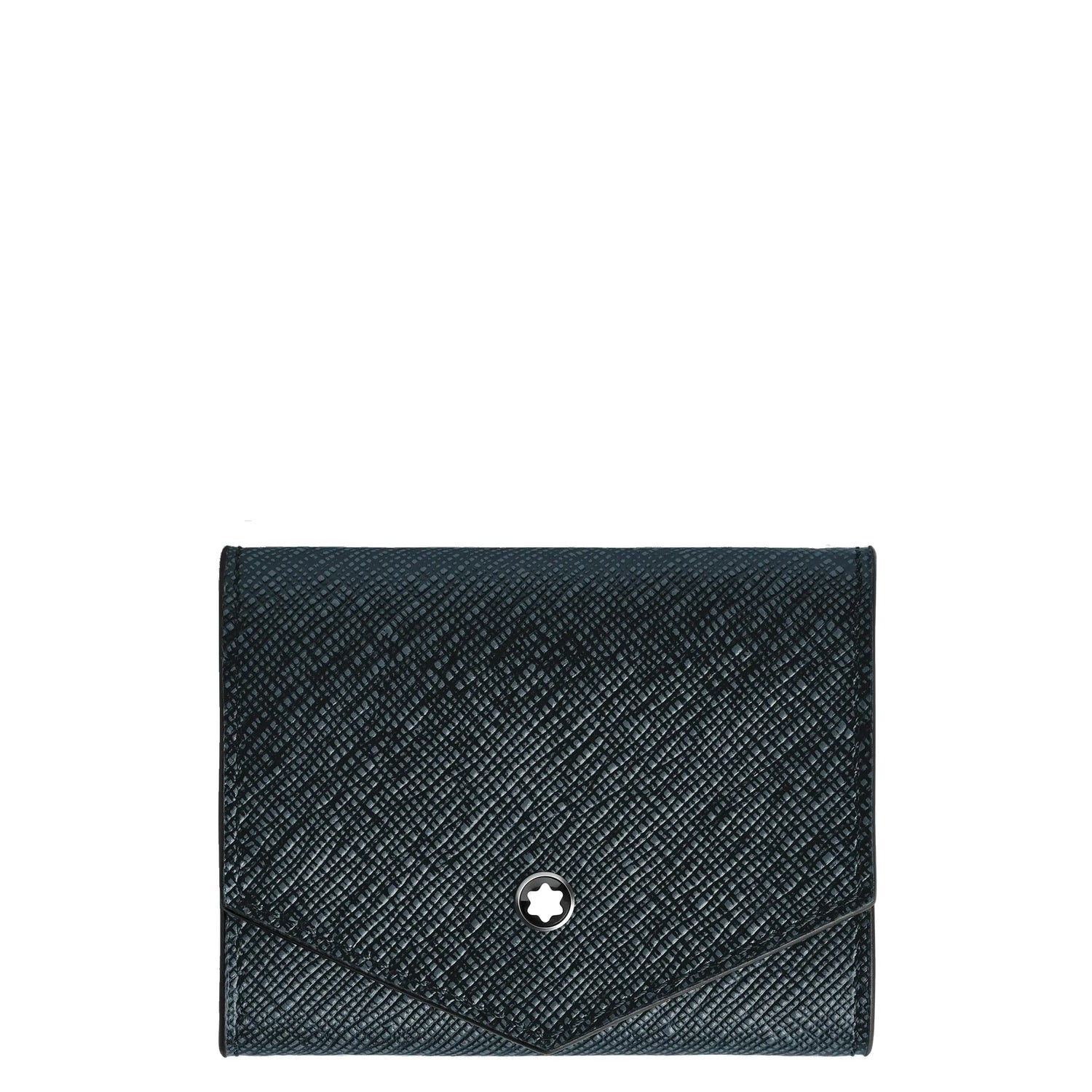 Montblanc portamonete Sartorial tweed blu 220348 Capodagli 1937