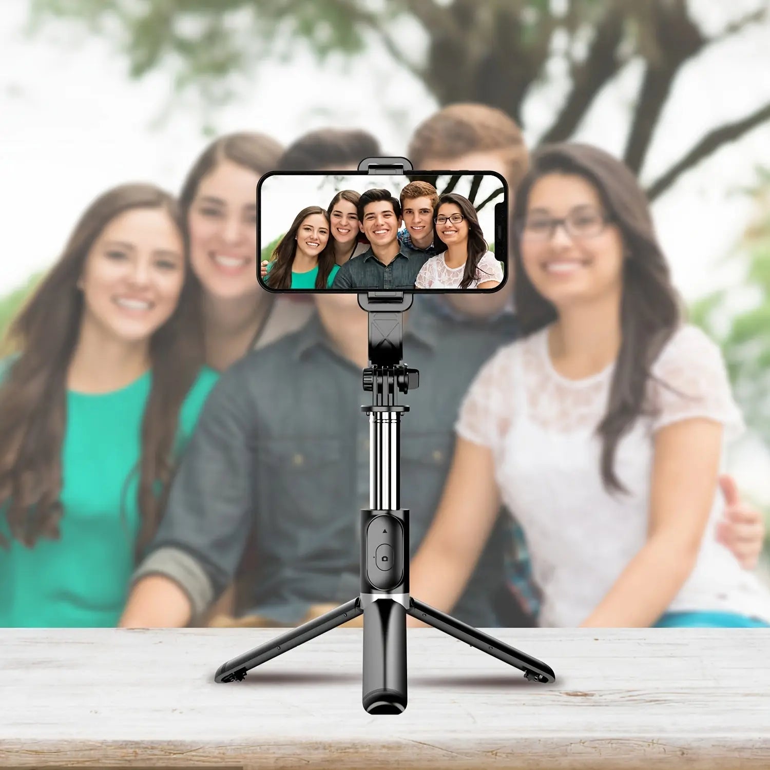 Treppiede per selfie stick da 101,6 cm, supporto per selfie stick estensibile - My Hashtag Shop