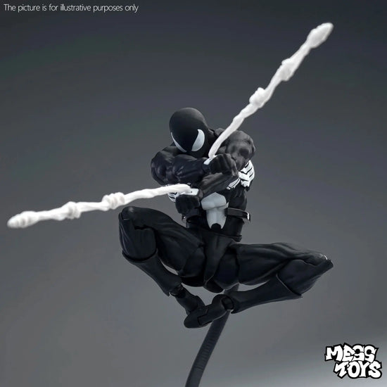 New MessToys Spiderman Figure CT Toys Black Red Spider Man Figurine Mess Toys Action Figure Custom Model Gift Kid Customized Toy - HASHTAG