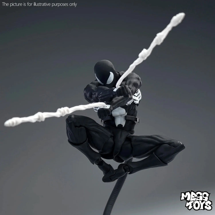 New MessToys Spiderman Figure CT Toys Black Red Spider Man Figurine Mess Toys Action Figure Custom Model Gift Kid Customized Toy - HASHTAG