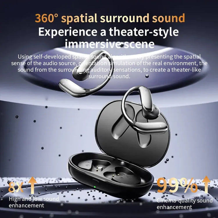 AI Translator Bluetooth 5.3 Earphones Q102 Waterproof Wireless Headphones with ENC Noise Cancelling Mic For Sports Workout Gym - My Hashtag Shop