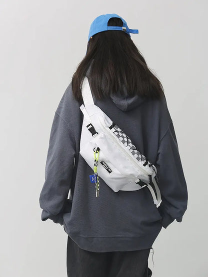 Couple Crossbody Fanny Pack for Men&Women,Large Waist Bag & Hip Bum Bag with Adjustable Strap for Outdoors Workout-5