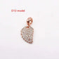 14K Gold Copper Plating Large Hole Spacer Bead Pendant Charms Liebe - Making Life Easier