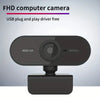 Full HD 1080P network computer with microphone, video camera, voice call camera, conference camera, student classroom camera, video network camera, work camera HASHTAG