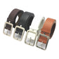 2025 Square Pin Buckles Belts Men Silver Buckle Leather Belts for Jeans Retro Wild Belts for Men Waistbands Students Strap