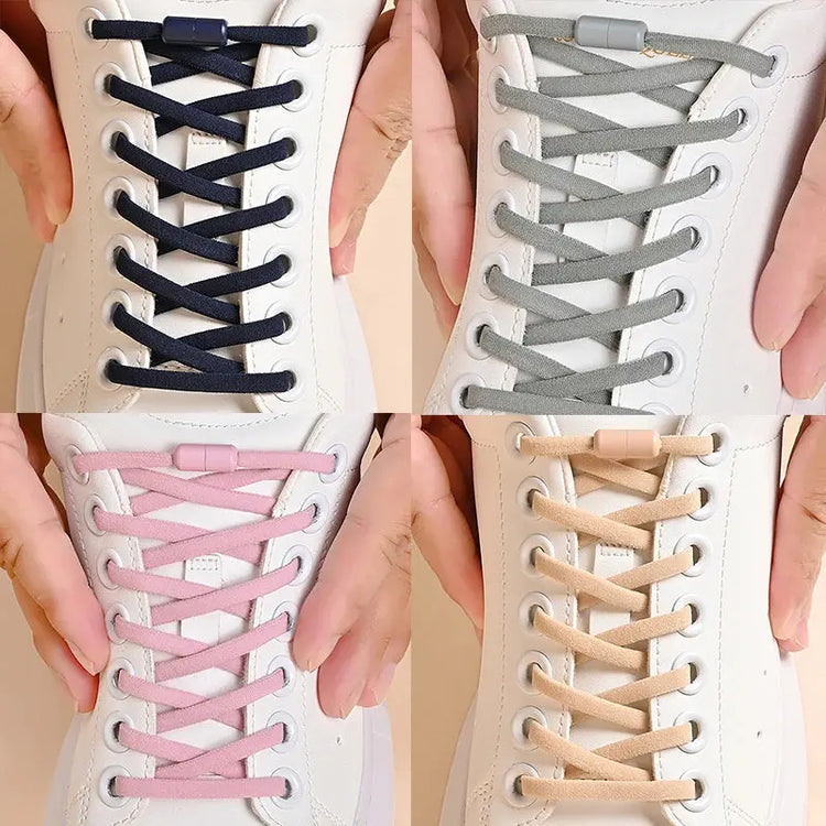 Lacci elastici senza nodi, lacci semicircolari per scarpe da ginnastica - My Hashtag Shop
