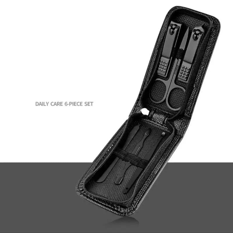 Nail Scissors Set Household High End Mens And Womens Special Nail Clippers Manicure Beauty Tools 6 Piece Portable Household - HASHTAG