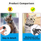 Cat Airtag Holder Collar Breakaway Reflective Strips Adjustable Kitten Collar Waterproof Cat Bell Collar Pet Air Tag Case