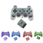 Transparent Color Bluetooth Wireless Gamepad Controller for Sony PS2 2.4G Vibration Controle for Plastation 2 Joystick