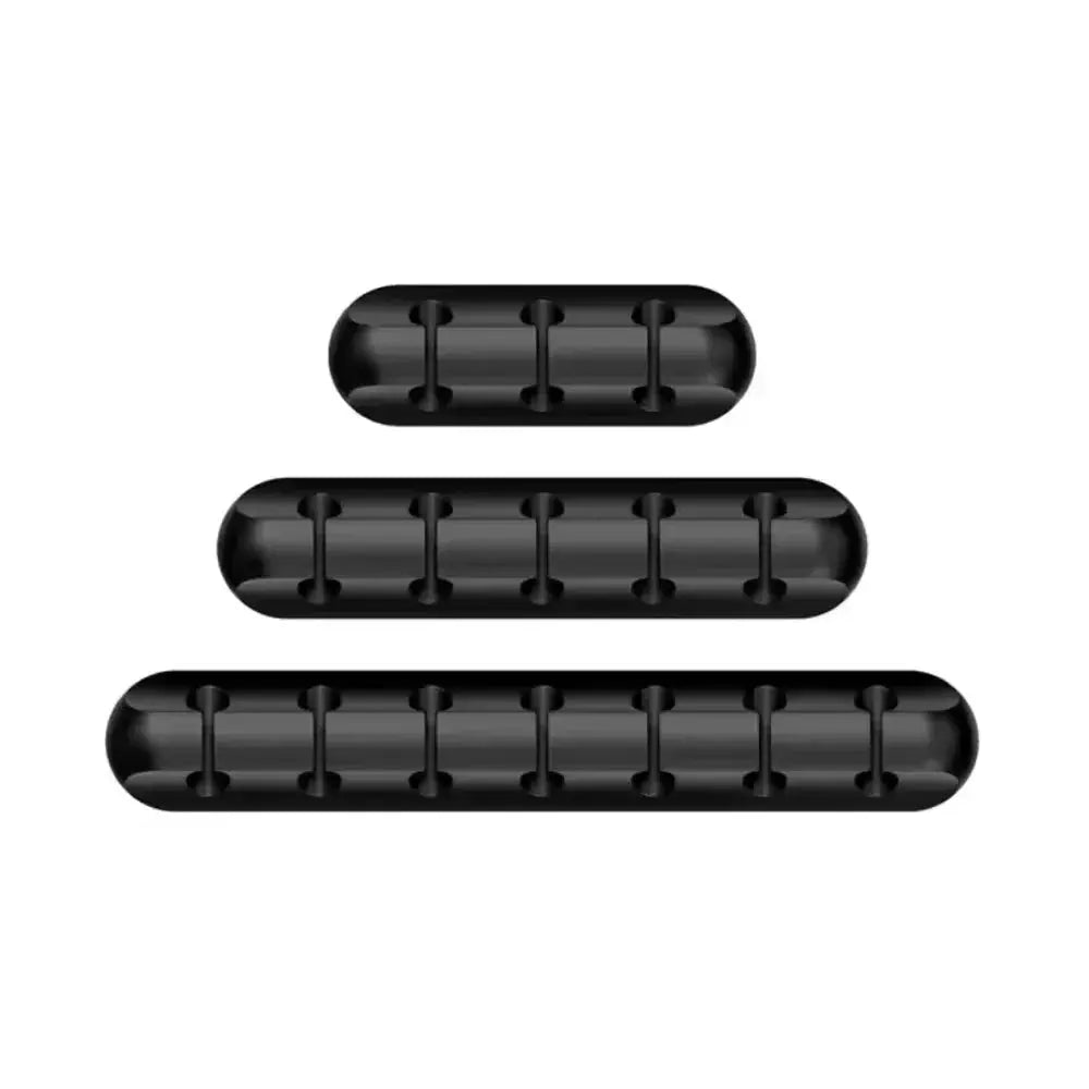 Cable Cord Wire Organizer Silicone USB Cable Winder Management Clips Self Adhesive for Mouse Keyboard Headset For iPhone Huawei HASHTAG