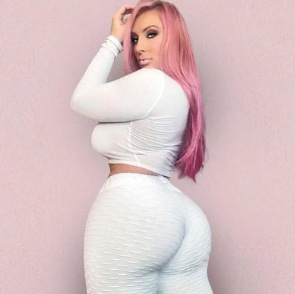 Booty Lifting Anti Cellulite Scrunch Leggings Without Pocket AliExpress
