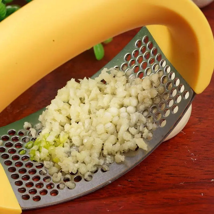 Stainless Steel Garlic Masher Garlic Press Household Manual Curve Fruit Vegetable Tools Kitchen Gadgets AliExpress