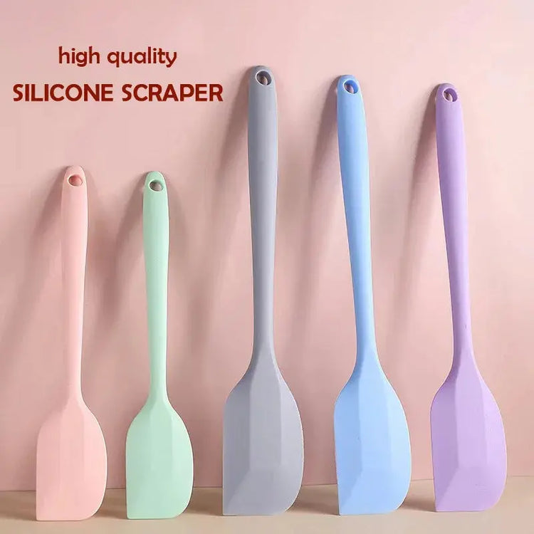 Silicone cream spatula Non-stick butter spatula Heat-resistant kitchen baking tools DIY cake baking tools - HASHTAG