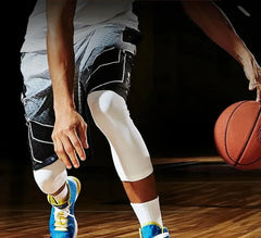 1Pcs Basketball Sports Knee Pads Unisex Elastic Knitted  Compression Leg Warmers for Outdoor Running Cycling Mountaineering HASHTAG