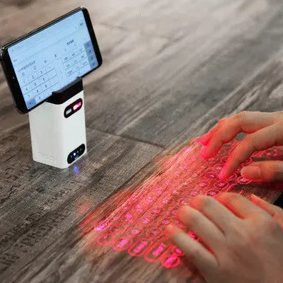 LEING FST Virtual Laser Keyboard Bluetooth Wireless Projector Phone Keyboard For Computer Pad Laptop With Mouse Function AliExpress