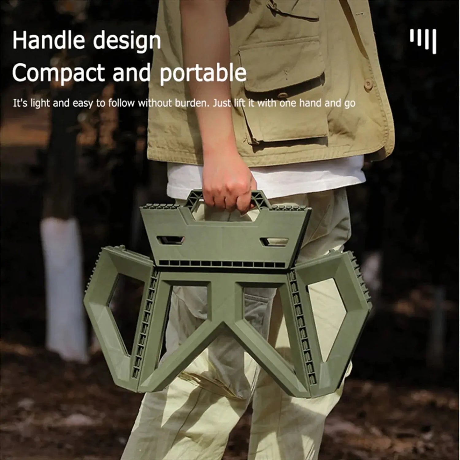 Outdoor Small Stool Portable Folding Stool High Load Bearing Durable Small Chair Fishing Stool Beach Stool Camping Stool - HASHTAG