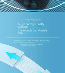 39 Luminous Wireless Headphones with Plug-in,