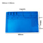 Silicone Soldering Mat Pad Desk Platform  for Welding Station Iron Phone PC  Repair Magnetic Heat Insulation No Lead S-160