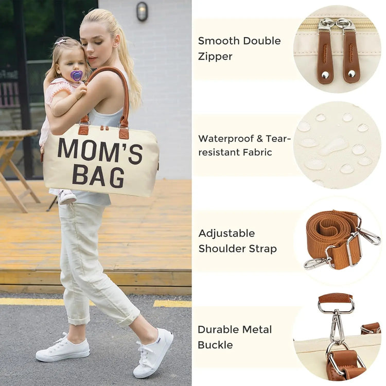 Diaper Bag Tote, Mom&