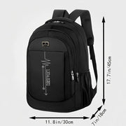 Spring New Backpack, Leisure Business Travel Backpack, Large Capacity Junior High School Bag, Computer Men's Bag (Zipper Direction Assorted Varieties) HASHTAG