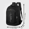 Spring New Backpack, Leisure Business Travel Backpack, Large Capacity Junior High School Bag, Computer Men's Bag (Zipper Direction Assorted Varieties) HASHTAG