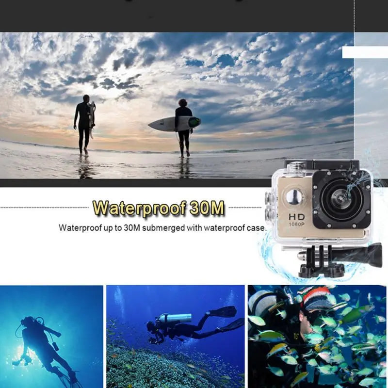 Videocamera DV impermeabile per sport d&