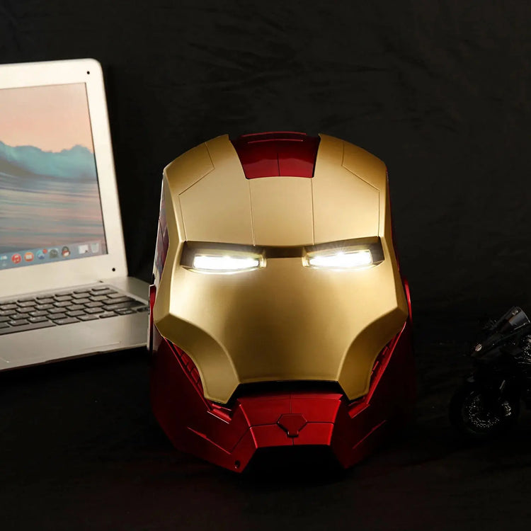 In Stock Marvel Avengers Iron Man Helmet Adult Child Model Cosplay 1:1 Light Led Ironman Mask Action Figure Toys Children Gift - My Hashtag Shop