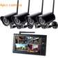 7" Lcd Cctv Security System Wifi Wireless Camera Video Surveillance Set Outdoor Battery IR Cam Home Dvr Kit Usb Sd W/ Recording