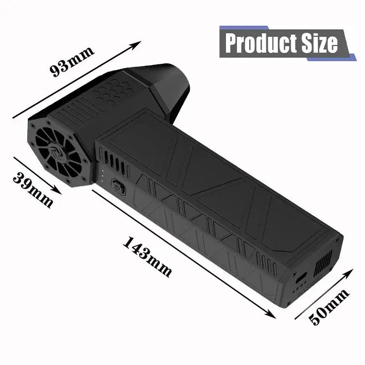 Mini Turbo Jet Fan Electric Air Duster with 1&3 Gear Adjustable Speed 130000RPM 52M/S Car Computer Cleaning Blower Tool Kit