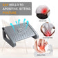 Foot Rest for Under Desk Adjustable Foot Rest Ergonomic Foot Stool Massage for Pressure Relief Portable Footstool Leg Rest Desk
