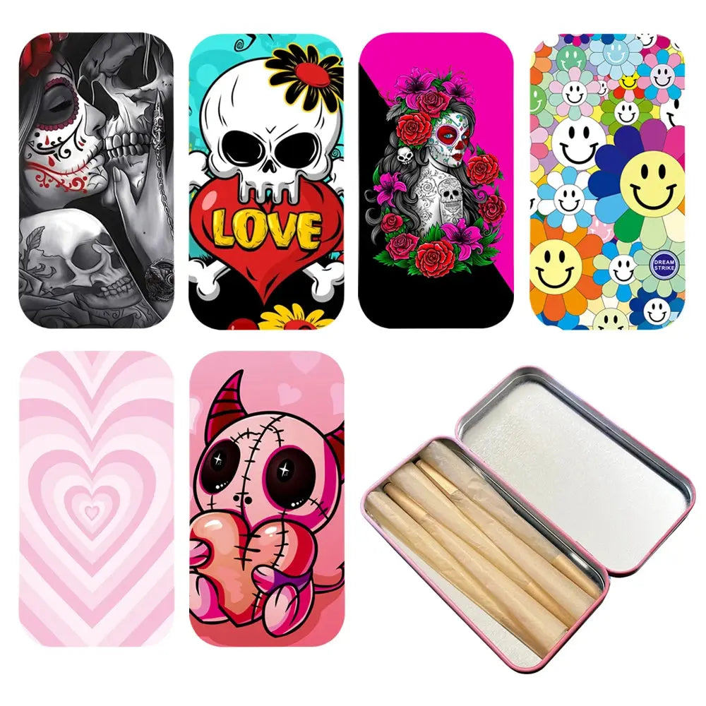 2025 NEW Creative Special Long Smoke Box Slim Cigarette Case Portable Can Cover Hand Cigarettes Sleeve Pocket Accessories Tool - HASHTAG