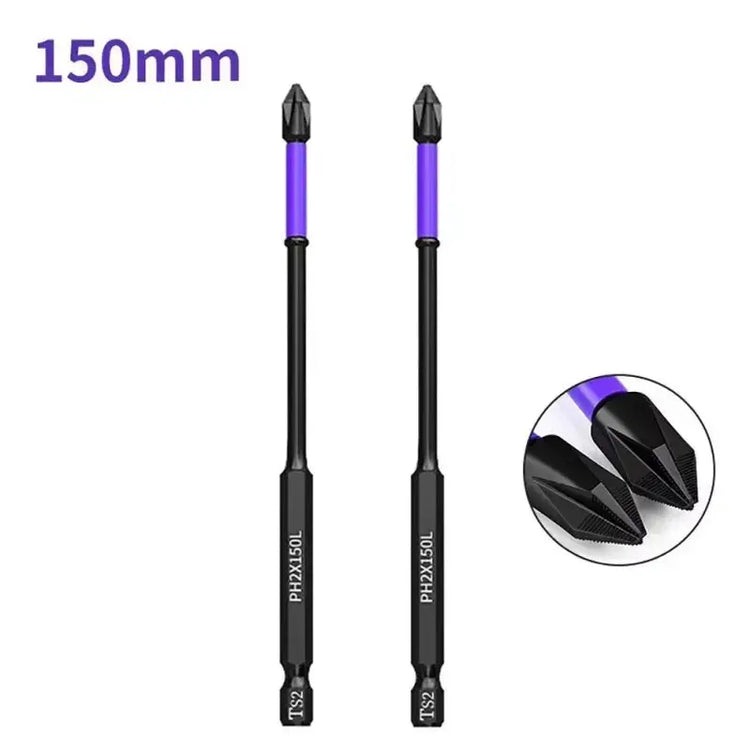 6/12 Pcs Magnetic Screwdriver Bits Non-slip Shockproof Phillips Impact Bits Hex Shank Alloy Steel Bits Suitable for Power Tools HASHTAG