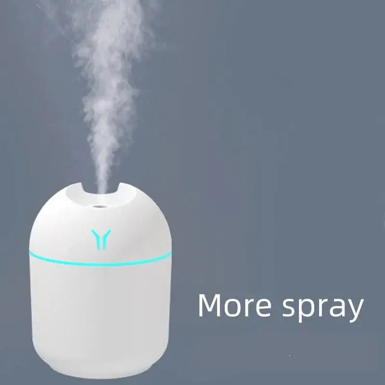 250ML USB Mini Air Humidifier Aroma Essential Oil Diffuser For Home Car Ultrasonic Mute Mist Maker Diffuser with LED Color Lamp - My Hashtag Shop